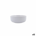 Snack Bowl Bidasoa Moana Grey Ceramic (12 Units)