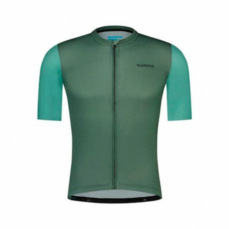 Cycling jersey Shimano Aria S.S. Olive - XL