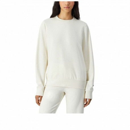 Dressipluus ilma kapuutsita, naiste Champion Champion Crewneck Valge - XS