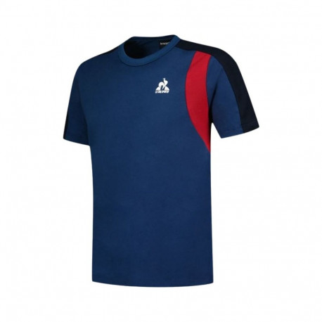 Child's Short Sleeve T-Shirt Le coq sportif Ess N°1 Enfant Black Navy Blue - 8 Years