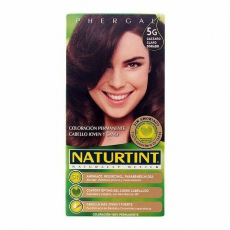 Ammoniaagivaba juuksevärv Naturtint Naturtint G Hele kuldne pruun Nº 5g Castano Claro Dorado Nº 5g-C
