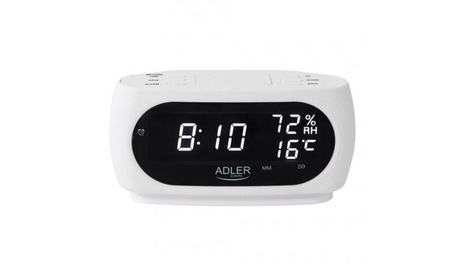 Adler LED clock with thermometer | AD 1186