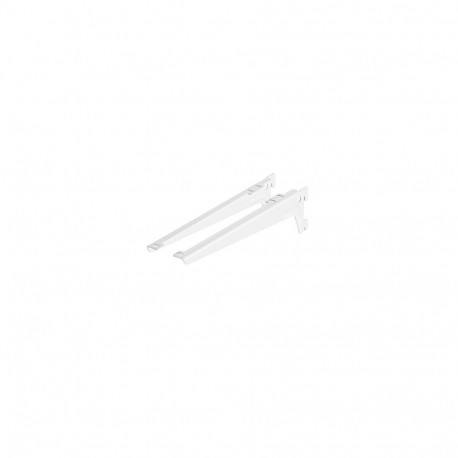 BRACKET ANGLE 1 PAIR 280 MM WHITE