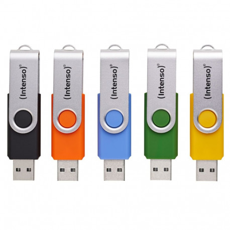 1x5 Intenso Office Line     16GB USB Stick 3.2  Multipack    bunt
