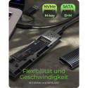 ICY BOX IB-1808MCT-CU31 USB-C M.2 NVMe & SATA SSD Gehäuse