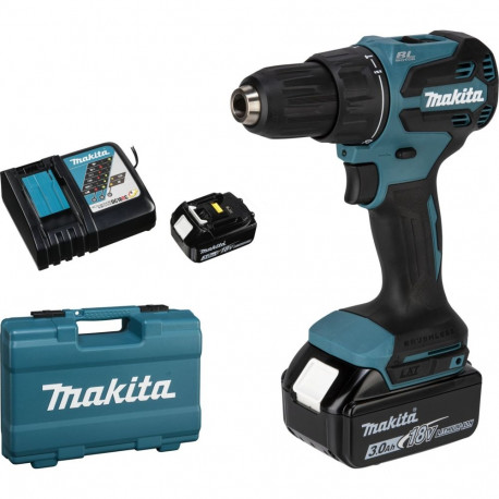 Makita DHP490RFX3 Akku-Schlagbohrschrauber