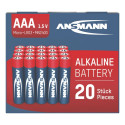1x20 Ansmann Alkaline Micro AAA LR 03 red-line karp