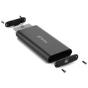 FANTEC NVMe31 black SSD Case    USB 3.1