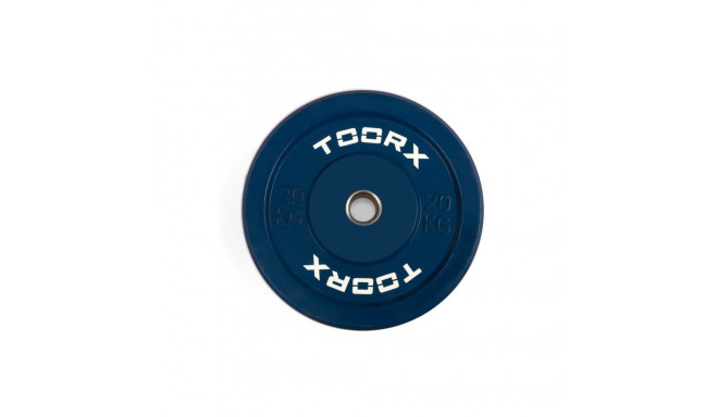 Raskusketas TOORX Bumper Plate Challenge, sinine, 50 mm, 20 kg