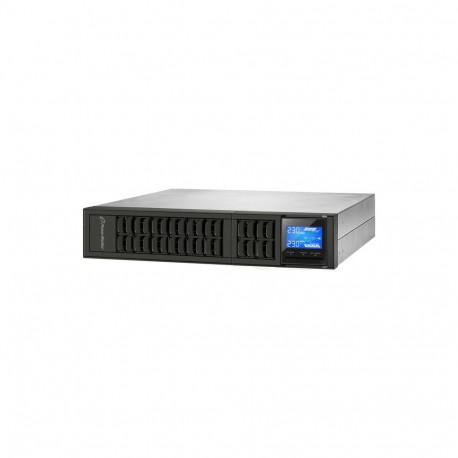UPS RACK POWERWALKER VFI 1000 CRM LCD ON-LINE 1000VA 3X IEC C13 OUTLETS USB-B RS-232 LCD 2U