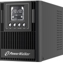 UPS POWERWALKER VFI 1000 AT FR ON-LINE 1000VA 3X FRENCH OUTLETS USB-B RS-232 LCD TOWER EPO