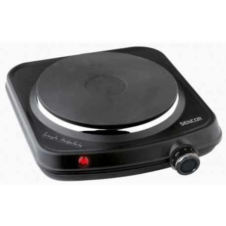 Single cooking plate Sencor, black