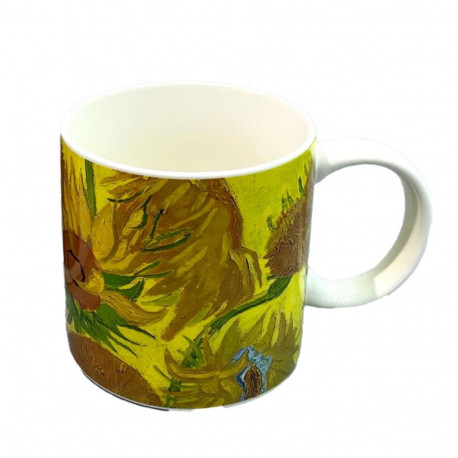 Mug PAINTING ART H9.5cm 350ml "Sunflowers"