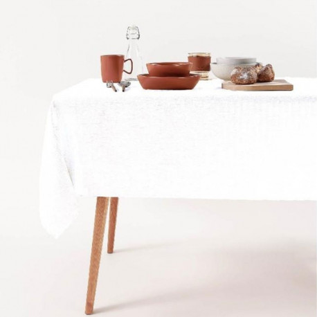 Tablecloth EASY CARE 135x220cm white, 250g/m2