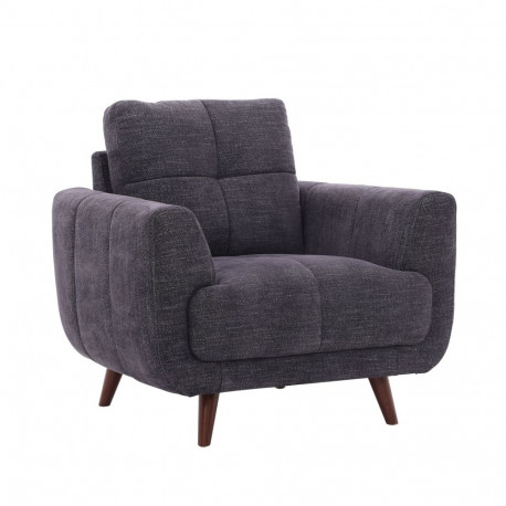 Armchair STEVE dark grey
