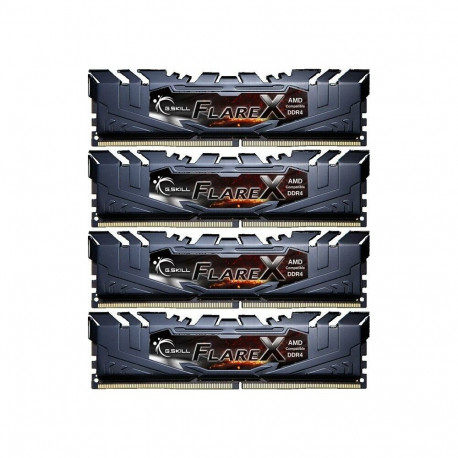 G.Skill RAM DDR4 64GB 3200 CL 16 Quad-Kit Flare X (F4-3200C16Q-64GFX)