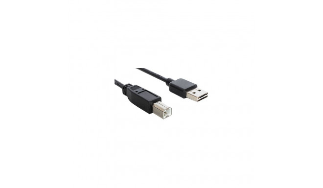DeLOCK Kabel EASY USB 2.0-A> B Plug/Plug 2m