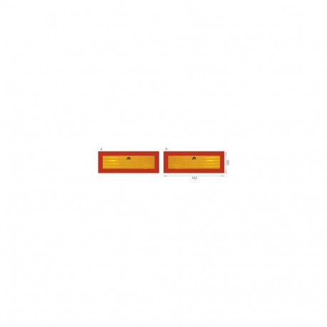 Poolhaagise reflektorplaat 2tk.200*565mm