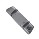 Car DVR911 Mirror Video Recorder Full HD G-sensor with Rear View Camera - Gray