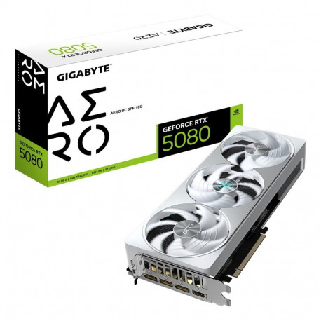 GIGABYTE GeForce RTX 5080 AERO OC SFF 16G Graphics Card - 16GB GDDR7, 256bit, PCI-E 5.0, 2730MHz Cor