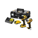 DEWALT. COMBO KIT 18V DCK2060L2T (DCD778+DCF787) 2x3,0Ah TSTAK II %%%