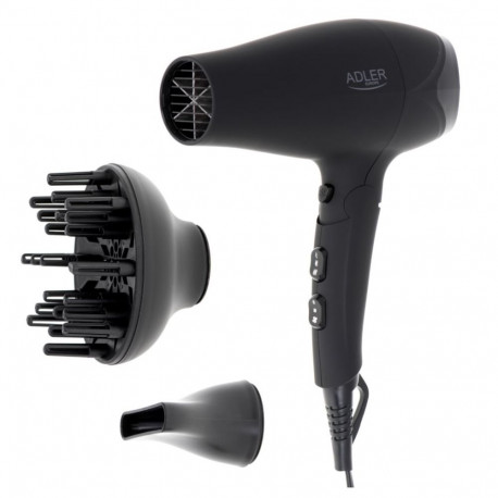 Adler AD 2267 hair dryer Black, 2500 W