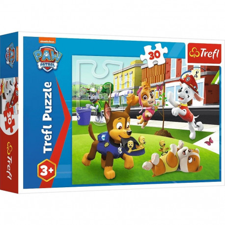Puzzle - 30 - koerad tegutsemas - Paw Patrol - Trefl 18306