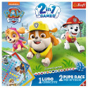 2-in-1 lauamäng Chińczyk Paw Patrol Trefl 01896