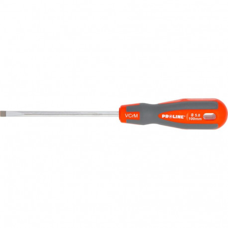 Wkrętak płaski 5.0*100mm profesjonalny soft touch proline