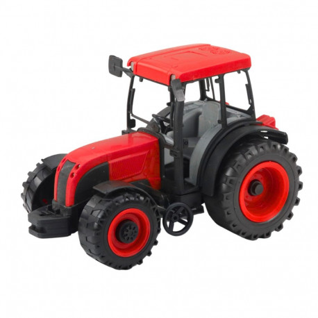 traktor rolniczy farmerski punane rohelise-kollase haagisega 50cm