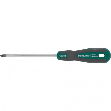 pozidriv kruvikeeraja nr1, l=100mm professionaalne "soft touch" proline