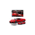 Mattel Brick Shop Hot Wheels Maserati MC20 Building Toy Kit (250 Pieces), for Collectors