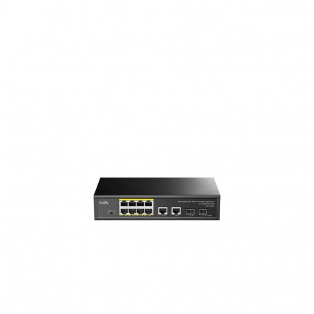 Cudy GS1010PS2 network switch Unmanaged Gigabit Ethernet (10/100/1000) Power over Ethernet (PoE) Bla