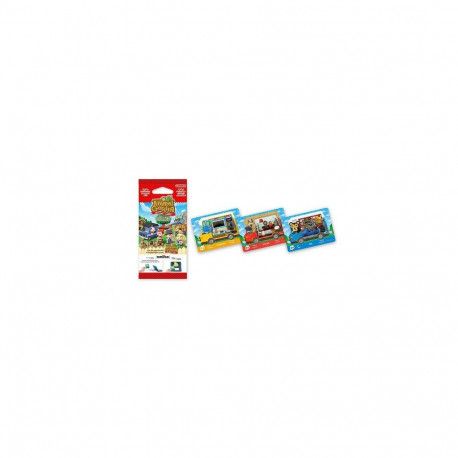 Nintendo Pack 3 Tarjetas AMiiBO Animal Crossing: New Leaf video game accessory Album & card