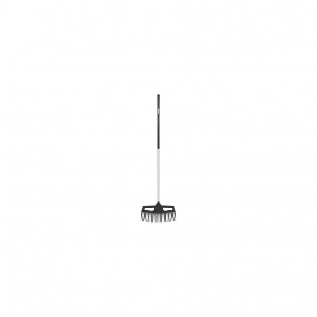 Fiskars 1027037 rake Leaf rake Black, Silver Aluminium
