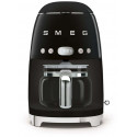 SMEG coffee machine DCF02BLEU, black
