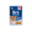 Brit Premium Chicken Fillets in Gravy wet kitten food 85g