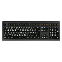 "LogicKeyboard XL-Print Astra 2 White on Black DE (Mac)"