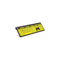 "LogicKeyboard XL-Print Black on Yellow inkl.LL DE (PC/Nero)"