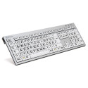 "LogicKeyboard XL-Print Black on White DE (PC/Slim)"