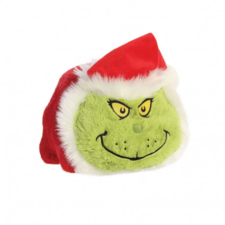 Grinch - Pluszowa maskotka / poduszka Grinch w stroju Świętego Mikołaja 25 cm z kolekcji Spudsters