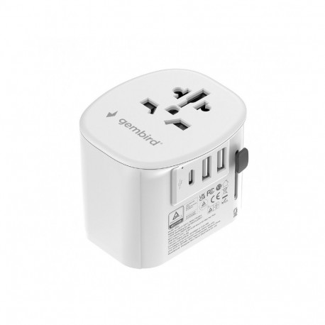 Grounded universal travel adapter 15W