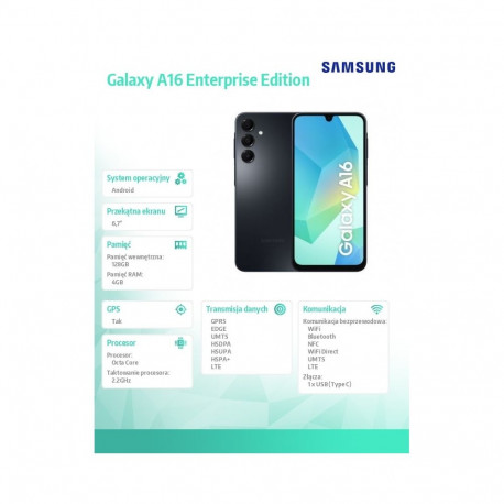 Smartphone Galaxy A16 LTE 4/128 GB Enterprise Edition black