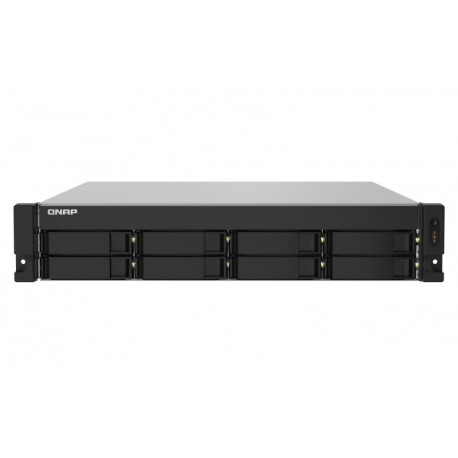 The input provided refers to a QNAP TS-832PXU-4G, an 8-bay rackmount NAS designed f