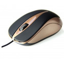 Optical mouse Plano black-gold