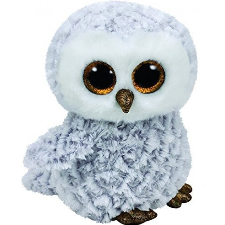 Meteor soft toy TY Beanie Boos Owlette owl 24cm, white