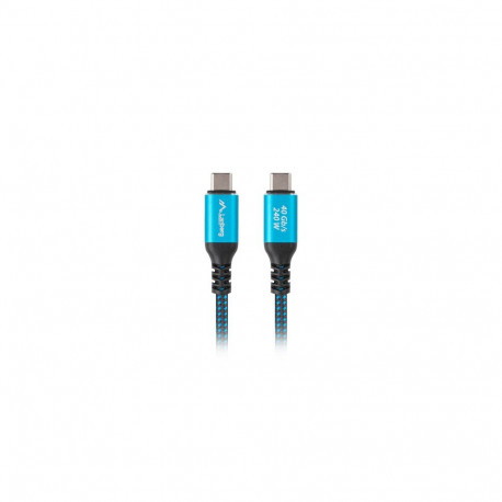 Lanberg USB-C M/M 4.0 kaabel 240W 8K 60HZ CA-CMCM-44CU-0005-BK