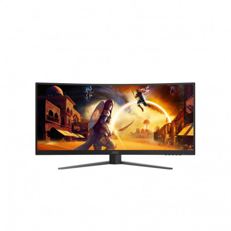 AOC CU34G4 34" kiire VA UWQHD 21:9 180 Hz 1 ms 3440 x 1440 pikslit 300 cd/m² 2 HDMI-pesa must