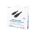 Logilink CHA0025 HDMI kaabel, aktiivne, M/M, 25 m, must