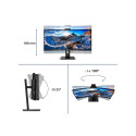 Philips Curved UltraWide 346P1CRH 34" VA WQHD 21:9 100 Hz 4 ms 3440 x 1440 500 cd/m² HDMI portide ar